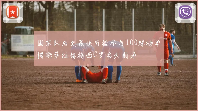 国家队历史最快直接参与100球榜单揭晓萨拉赫梅西C罗名列前茅